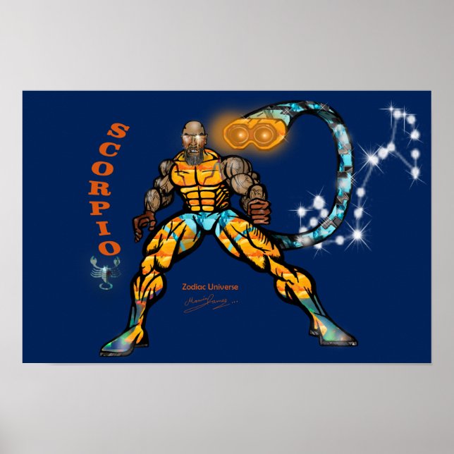 Zodiac Universe - Poster Scorpio (Devant)