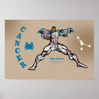Zodiac Universe - Poster sur le cancer