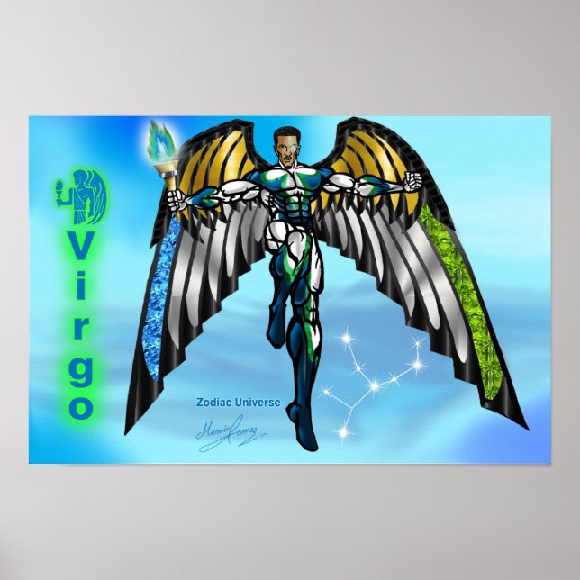 Zodiac Universe - Poster Virgo (Devant)