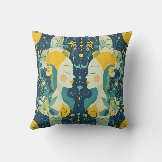 Zodiac Vibes Gemini - Coussin (Verso)