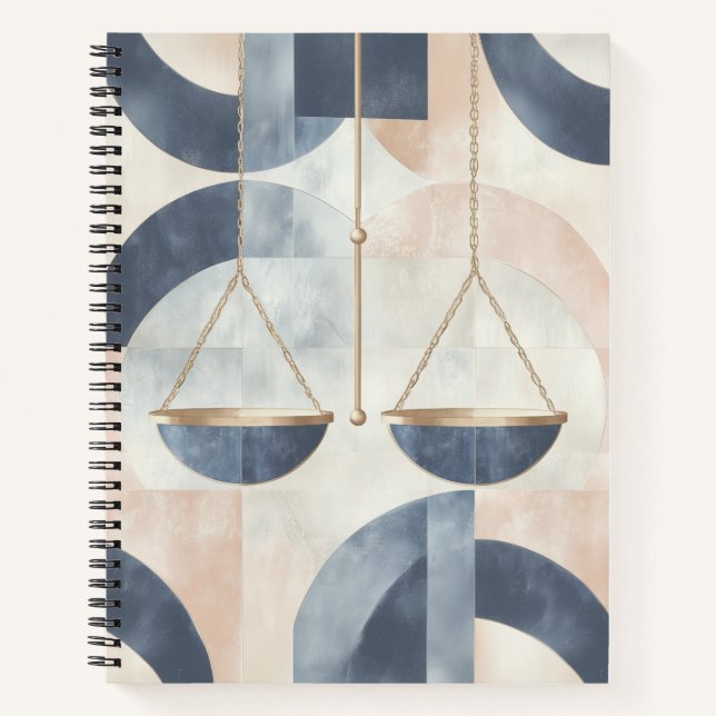 Zodiac Vibes Libra - Carnet Spiral (Devant)