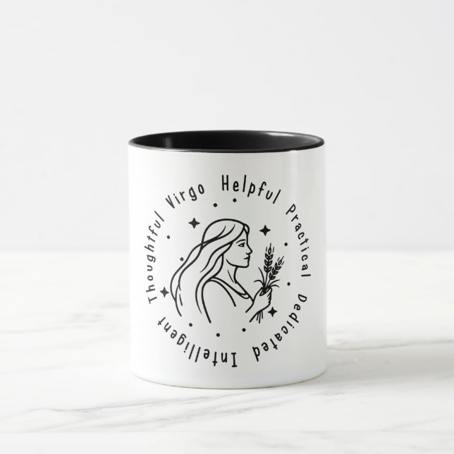 Zodiac Virgo Mug (Centre)