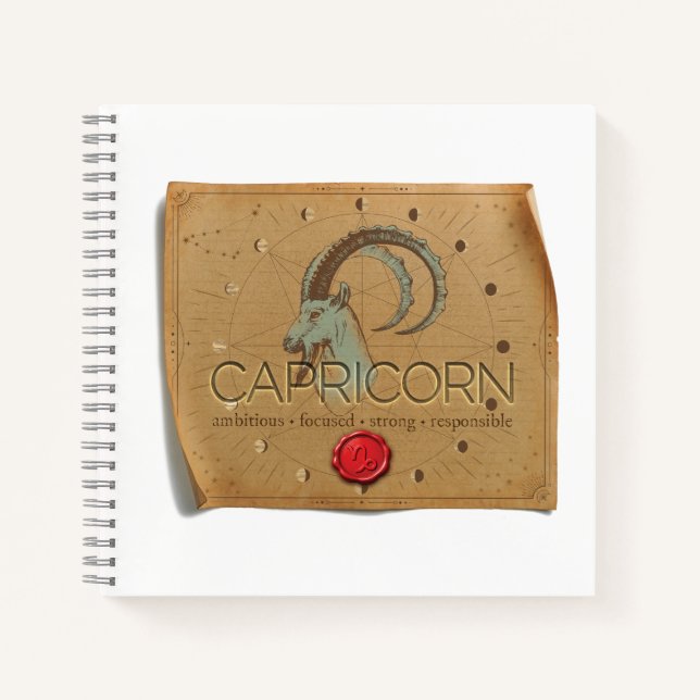 Zodiaque - Capricorne - Journal (Devant)