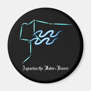 Zodiaque Constellation Aquarius Magnet