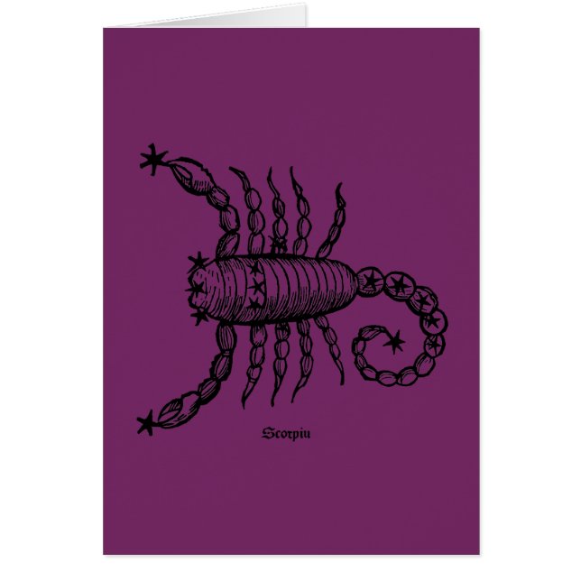 Zodiaque : Scorpion, 1482 (Devant)