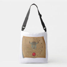 Zodiaque - Taureau - Sac à bandoulière tote bag