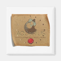 ZODIAQUE - Verseau - Aimant
