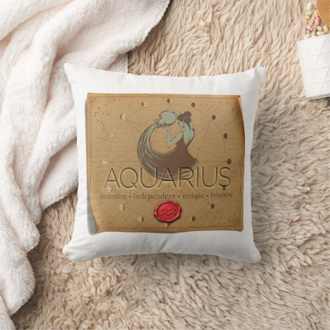 Zodiaque - Verseau - Coussin décoratif (Couverture)