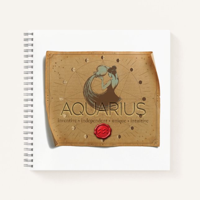 Zodiaque - Verseau - Journal (Devant)