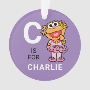 Zoé Nom personnalisé avec ornement photo