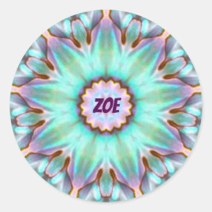 ZOE ~ Sticker Paua Shell personnalisé Fractal ~