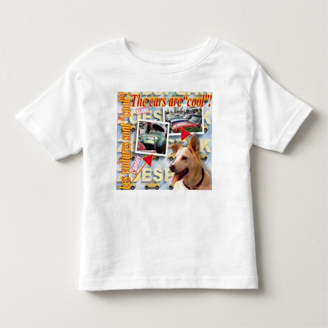 ZoeSPEAK - Les voitures sont "cool" ! T-shirt (Devant)