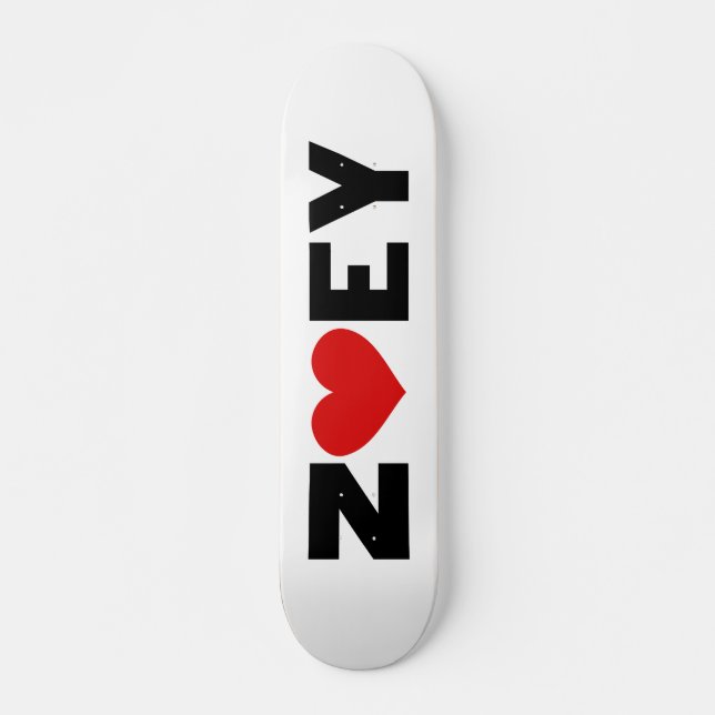 Zoey Love Skateboard (Devant)