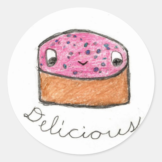 Zoey : Sticker rond (Devant)