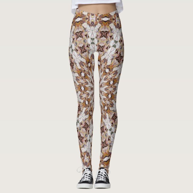 Zohra Sandstone Mandala Love Leggings (Devant)