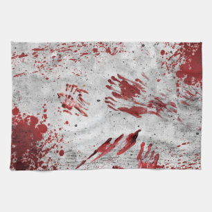 Zombie Apocalypse Design Tea Serviette