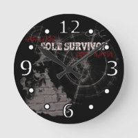 Zombie Apocalypse : Horloge murale du survivant un