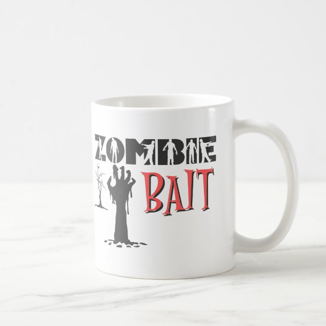 Zombie appât drôle zombie amant mug 11oz (Droite)