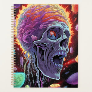 Zombie Crâne Créature Sci-fi Horreur Art