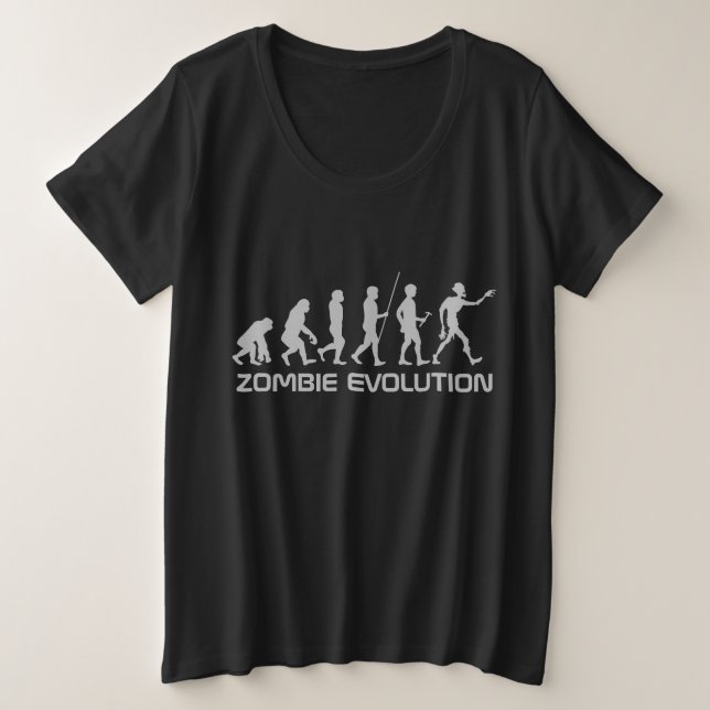 Zombie Evolution chemises et vestes personnalisées (Design devant)