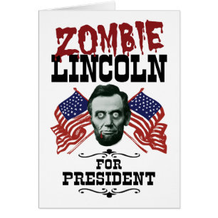 Zombie Lincoln Président - Anti Trump Hillary
