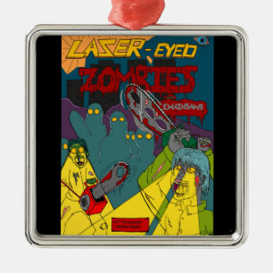 Zombies à l'oeil laser avec ornement de scies à ci