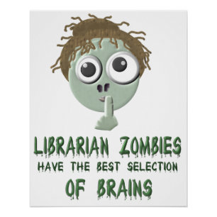 Zombies Bibliothécaires - Affiche