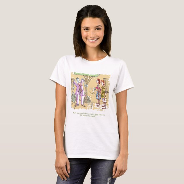 Zombies habille mieux les femmes T-shirt (Devant entier)