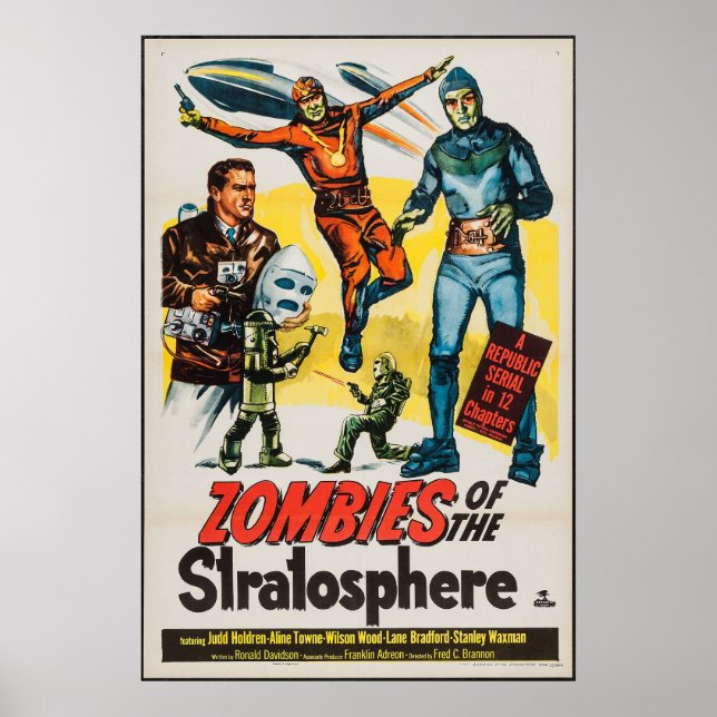 Zombies of the Stratosphere poster (Devant)