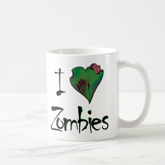 Zombis de coeur - tasse (Droite)