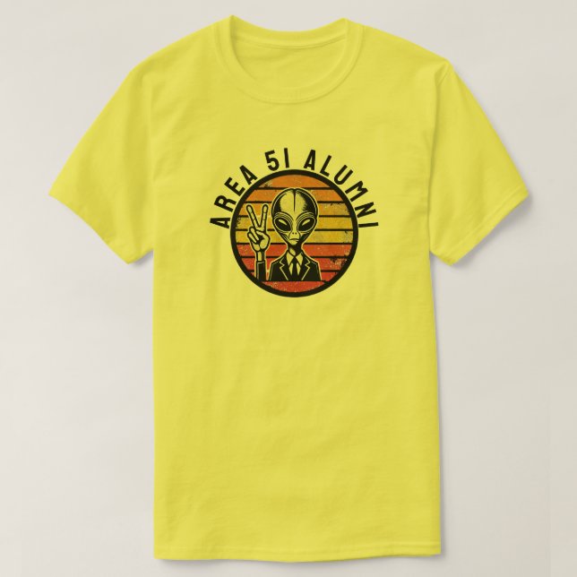 Zone 51 T-shirt des anciens élèves (Design devant)