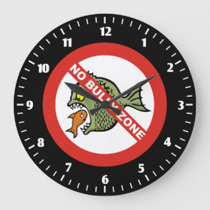 Zone anti-intimidation grande horloge