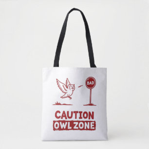 Zone de la chouette - modèle de sac fourre-tout de