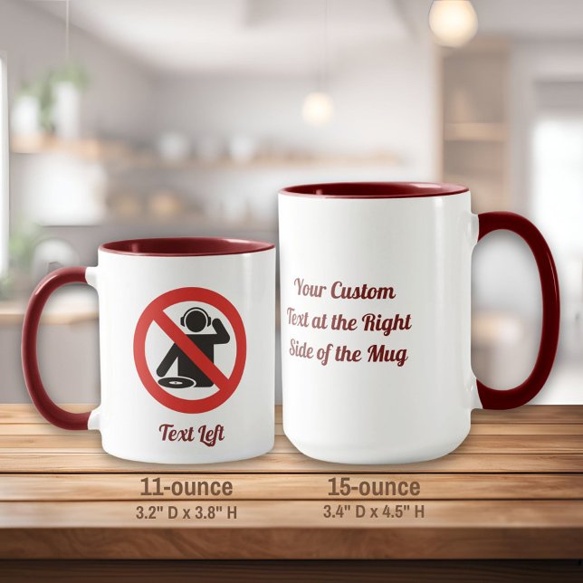 Zone libre DJ Mug (Créateur téléchargé)