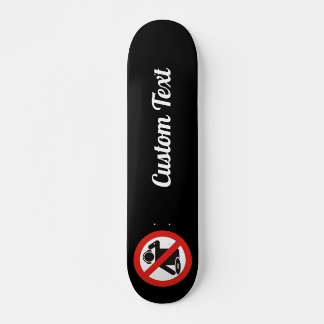 Zone libre DJ Skateboard Deck (Devant)