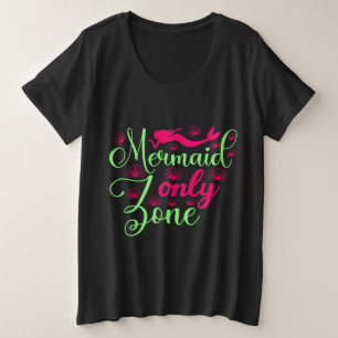 Zone Sirène uniquement en rose chaud et vert néon