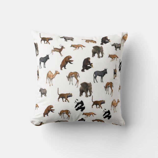 Zoo Animaux Coussin Thon (Recto)