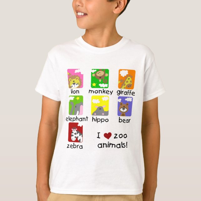 Zoo Animaux T-shirts et cadeaux (Devant)