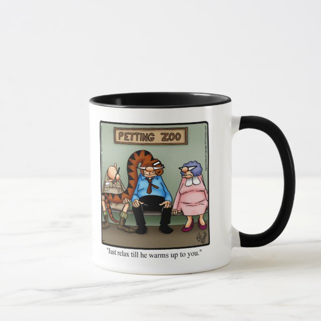 Zoo Docent Humour Mug (Droite)