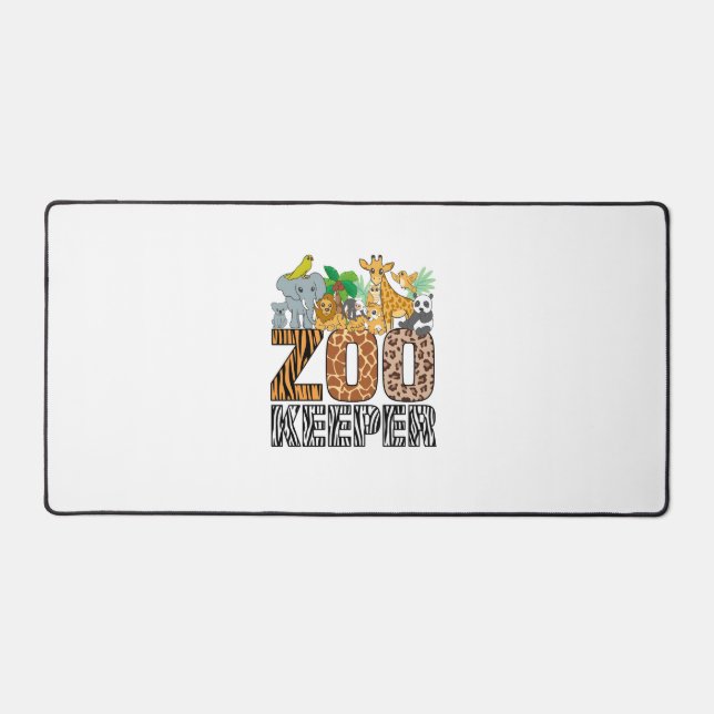 Zookeeper Costume Zebra Wild Print Animal Africain (Recto)