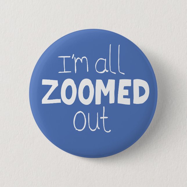 Zoom badge Social internet zoomed out pin (Devant)