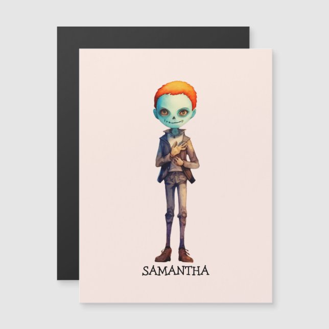 Zoombie Halloween personnalisé (Devant / Derrière)