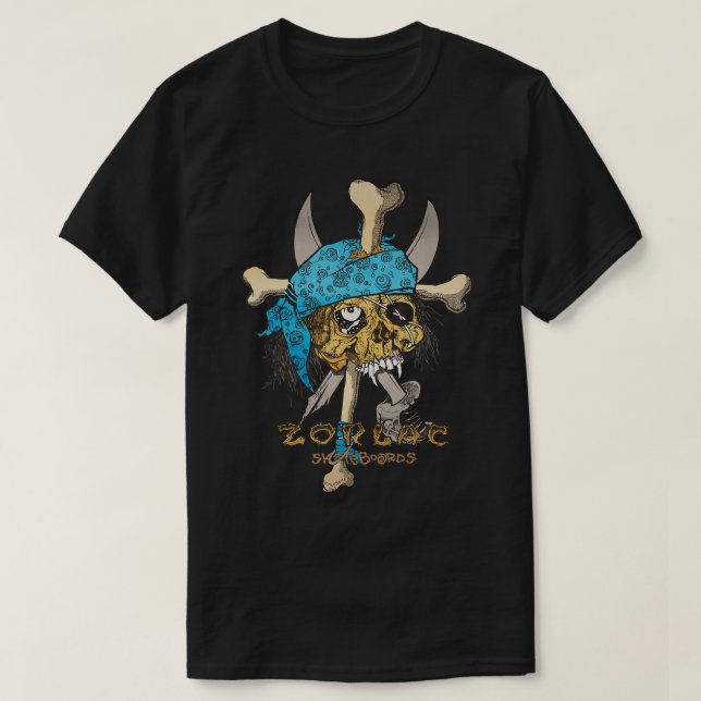 Zorlacss Pushead Pirate Skulls Classic T-Shirt (Design devant)