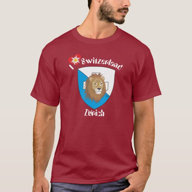 Zurich - Suisse - T-shirt Svizzera (Devant)