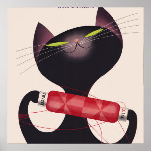 Zwicky Cat Poster by Donald Brun